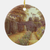 Campsea Ashe, Suffolk von Ernest Arthur Rowe Keramik Ornament (Hinten)