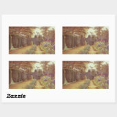 Campsea Ashe, Suffolk von Ernest Arthur Rowe Rechteckiger Aufkleber (Blatt)