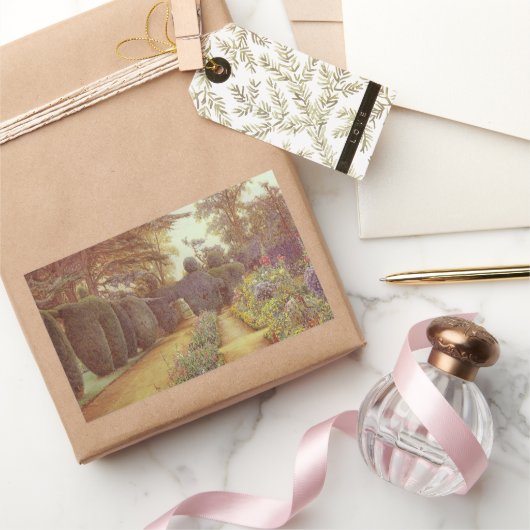 Campsea Ashe, Suffolk von Ernest Arthur Rowe Rechteckiger Aufkleber (Schenken)