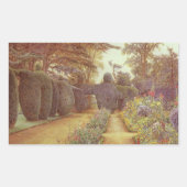 Campsea Ashe, Suffolk von Ernest Arthur Rowe Rechteckiger Aufkleber (Vorderseite)