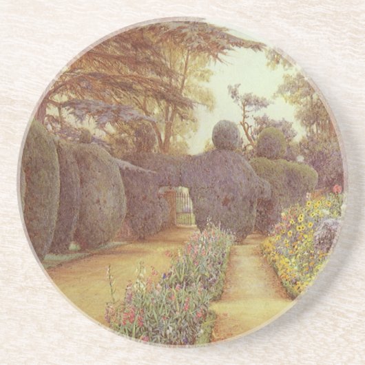 Campsea Ashe, Suffolk von Ernest Arthur Rowe Sandstein Untersetzer (Vorne)