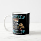 Campsite Skeleton Tenting Tent - Campfire Queen Of Kaffeetasse (Links)
