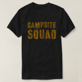 CAMPSITE SQUAD Leopard Print Summer Counselor Teac T-Shirt (Design vorne)