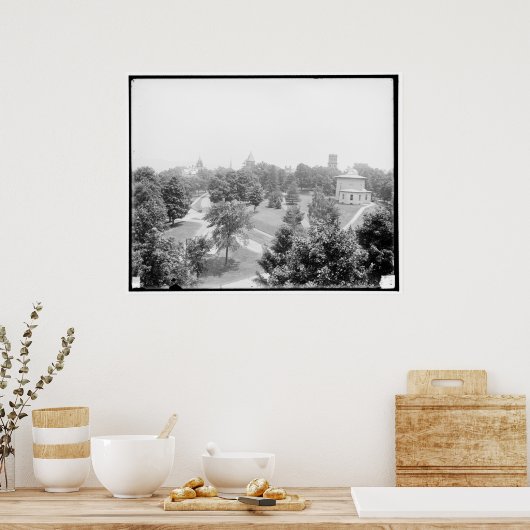 Campus, Amherst Uni, Amherst, Mass. c1905 Poster (Küche)