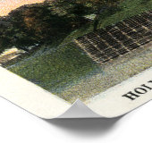 Campus Aussicht auf die Uni des Heiligen Kreuzes Poster (Ecke)