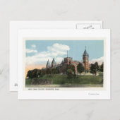 Campus Aussicht auf die Uni des Heiligen Kreuzes Postkarte (Vorne/Hinten)