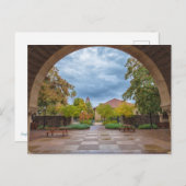 Campus der Universität Stanford im Herbst Postkarte (Vorne/Hinten)