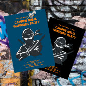 Campus Ninja Fun cipher fraternit Einladungskarte