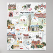 Campus Überlebensführer | Funny Uni Student Gesche Poster (Vorne)