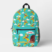 Campy Western Cowgirl auf Pferd Personalisiert Bedruckter Rucksack (Vorderseite)