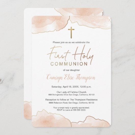 Camryn-Gemeinschaft Einladung (Vorne/Hinten)