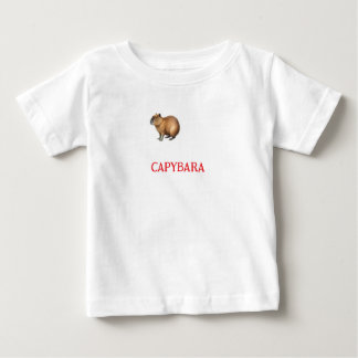 Camseta infantil unisex con la foto de capybara baby t-shirt
