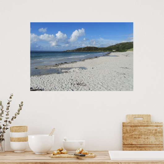 Camusdarach Beach, Arisaig, Schottland Poster (Küche)