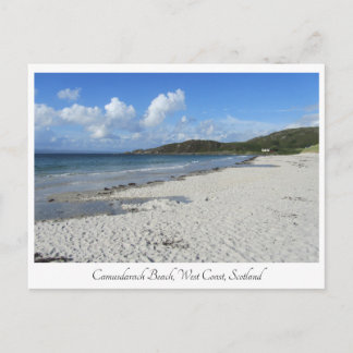 Camusdarach Beach, Arisaig, Schottland Postkarte