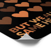 Can Be Different On The Outside Melanin Black Teac Poster (Ecke)