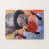 Can-Can-Kabaretttänzer-Katze Puzzle (Horizontal)