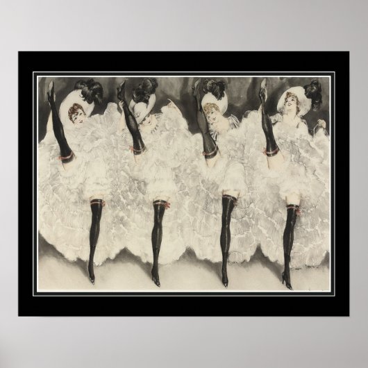 "Can-Can" Louis Icart Poster (Vorne)