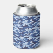 Can Cooler Blue Camouflage Dosenkühler (Kanne Vorderseite)