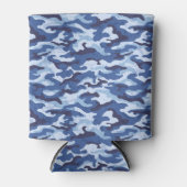 Can Cooler Blue Camouflage Dosenkühler (Vorderseite)