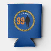 Can Cooler Hockey Player - Name & Nummer hinzufüge Dosenkühler (Vorderseite)