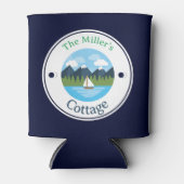 Can Cooler - Hütte - Personalisiert - Name hinzufü Dosenkühler (Vorderseite)