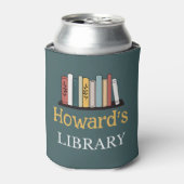 Can Cooler - Library - Personalisiert - Name hinzu Dosenkühler (Kanne Vorderseite)