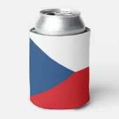 Can Cooler mit der Fahne Tschechiens Dosenkühler (Kanne Vorderseite)