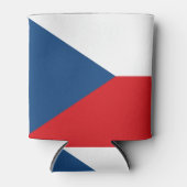 Can Cooler mit der Fahne Tschechiens Dosenkühler (Vorderseite)