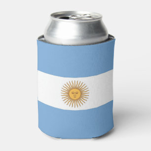 Can Cooler mit der Flagge Argentiniens Dosenkühler