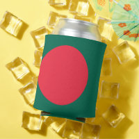 Can Cooler mit der Flagge Bangladeschs