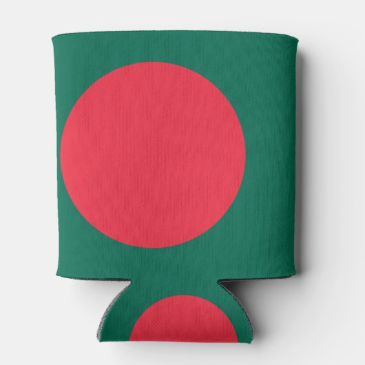Can Cooler mit der Flagge Bangladeschs Dosenkühler (Rückseite)
