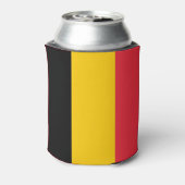 Can Cooler mit der Flagge Belgiens Dosenkühler (Kanne Rückseite)