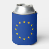 Can Cooler mit der Flagge der europäischen Gewerks Dosenkühler (Kanne Vorderseite)