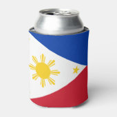 Can Cooler mit der Flagge der Philippinen Dosenkühler (Kanne Vorderseite)