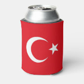 Can Cooler mit der Flagge der Türkei Dosenkühler (Kanne Rückseite)