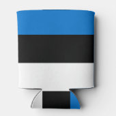 Can Cooler mit der Flagge Estlands Dosenkühler (Rückseite)