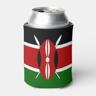 Can Cooler mit der Flagge Kenias Dosenkühler