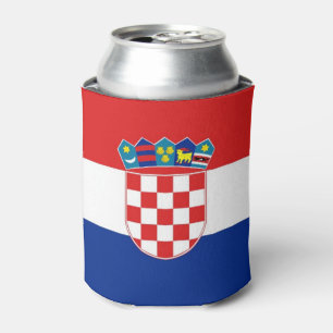 Can Cooler mit der Flagge Kroatiens Dosenkühler