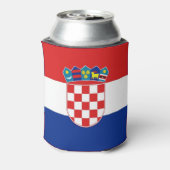 Can Cooler mit der Flagge Kroatiens Dosenkühler (Kanne Rückseite)