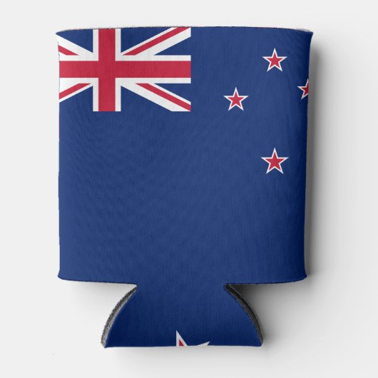 Can Cooler mit der Flagge Neuseelands Dosenkühler (Vorderseite)