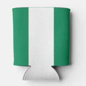 Can Cooler mit der Flagge Nigerias Dosenkühler (Rückseite)