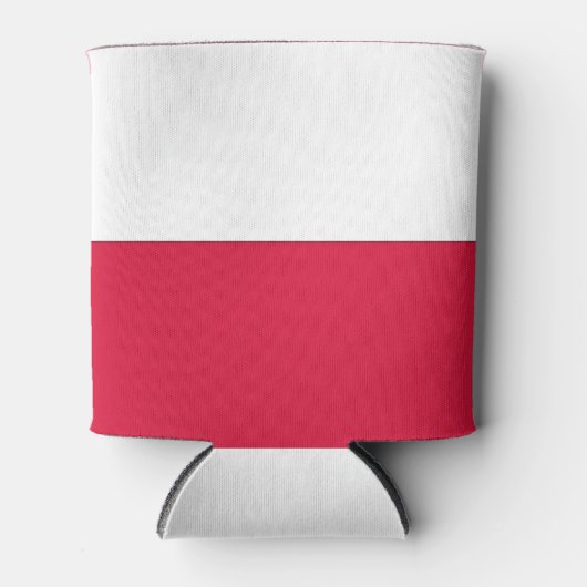 Can Cooler mit der Flagge Polens Dosenkühler (Vorderseite)