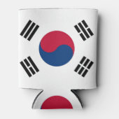 Can Cooler mit der Flagge Südkoreas Dosenkühler (Vorderseite)