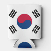 Can Cooler mit der Flagge Südkoreas Dosenkühler (Rückseite)