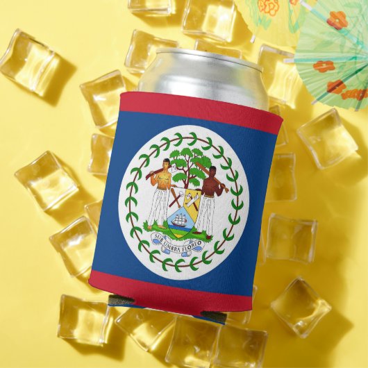 Can Cooler mit der Flagge von Belize Dosenkühler (In Situ Sommer)