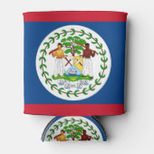 Can Cooler mit der Flagge von Belize Dosenkühler (Vorderseite)