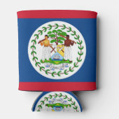 Can Cooler mit der Flagge von Belize Dosenkühler (Rückseite)