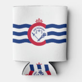 Can Cooler mit der Flagge von Cincinnati City, USA Dosenkühler (Vorderseite)