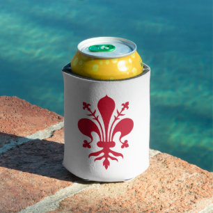 Can Cooler mit der Flagge von Florenz, Toskana Dosenkühler