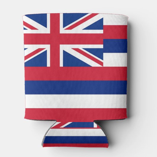 Can Cooler mit der Flagge von Hawaii Staat, USA. Dosenkühler (Rückseite)